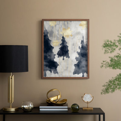 «Christmas Holiday Art CCL XXX», reproduction d'art encadrée - bois massif
