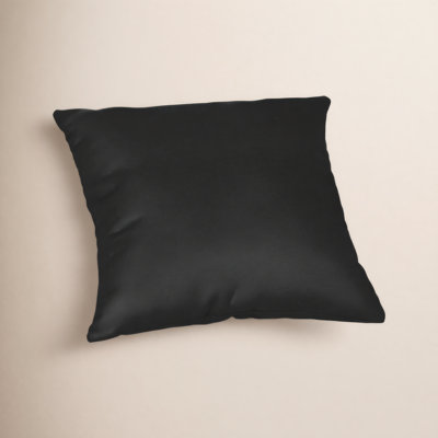 Casual Cushion Solid Sunbrella® Fabric 1-Piece Indoor/Outdoor Square Throw Pillow, 15"W x 15"L