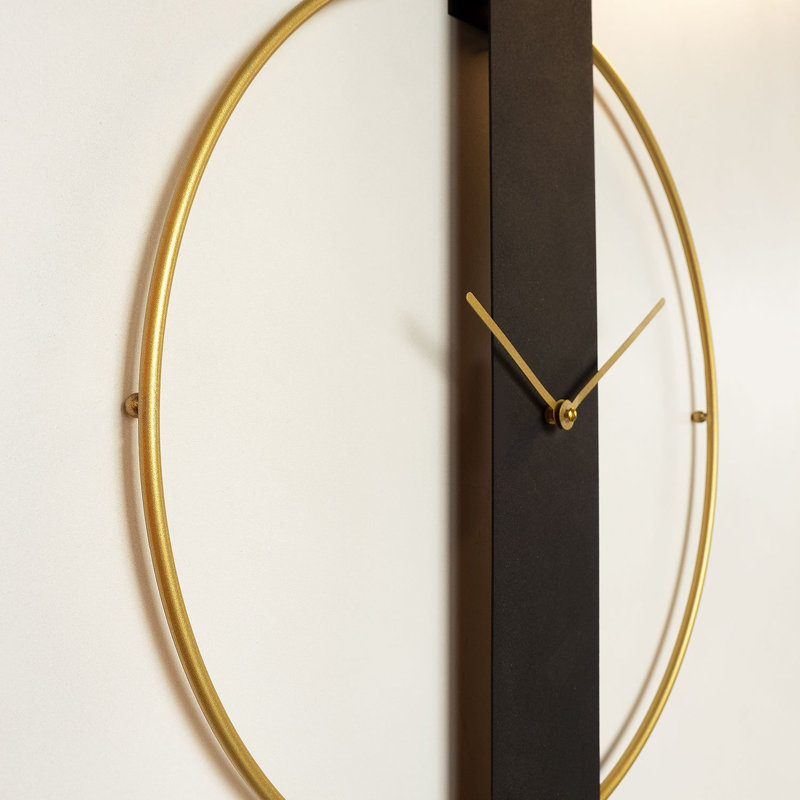 Horloge murale décorative en métal