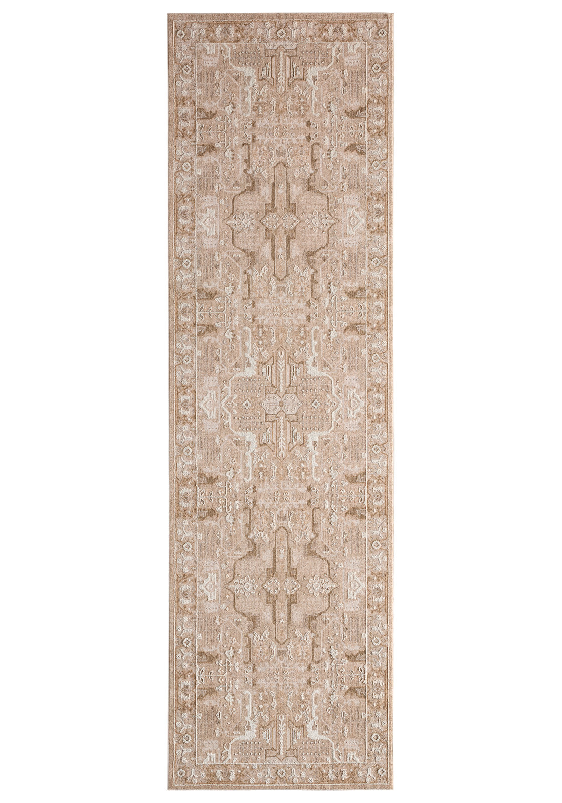 Kerin Beige/Cream Rug, Runner 3' x 12'