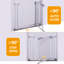Barrière de sécurité pour bébé et animal de compagnie, barrière de sécurité à double verrouillage avec fermeture automatique