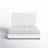 Solid Wood and Upholstered Low Profile Platform Bed-484596458-474354416