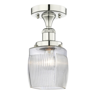 Keenan Glass Semi Flush Mount