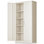 Armoires de rangement pour le garage Achyut (H 72 po x l 36 po x P 18 po), armoire à outils en métal avec 4 tablettes réglables et portes verrouillables