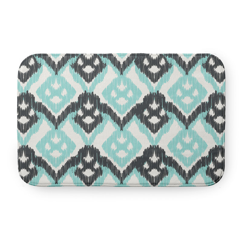 Tapis de bain Hipster, L 21 po x L 34 po, Gris
