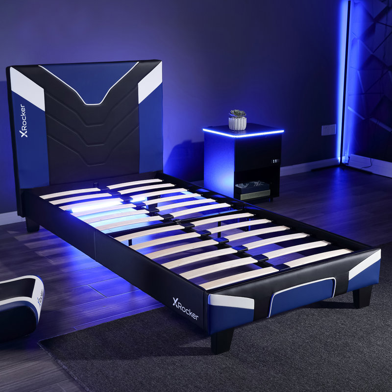 X Rocker CERBERUS Single (3') Panel Gaming Bed, Blue