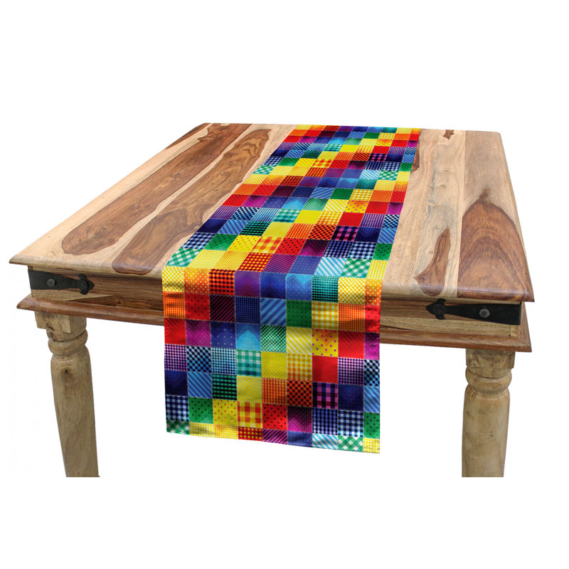 Geometric Table Runner, 90" x 16"