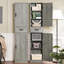 67" High Storage Cabinet with 2 Doors and 1 Drawer-1287324250