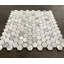 Statuary White Marble 1 Inch Hexagon Mosaic Tile Polished