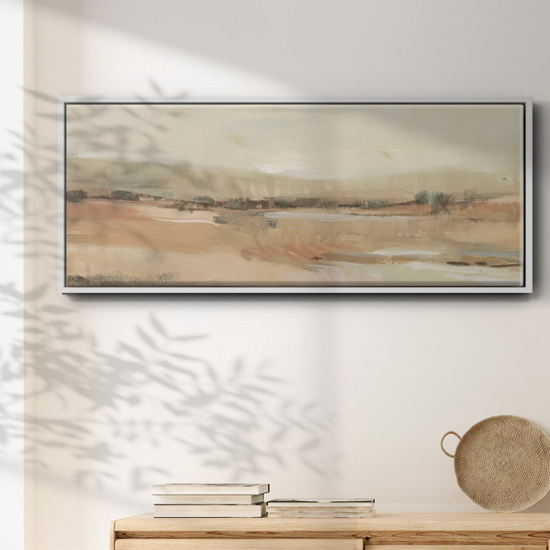 «Earth Tone Landscape I», toile encadrée, H 20 po x l 50 po