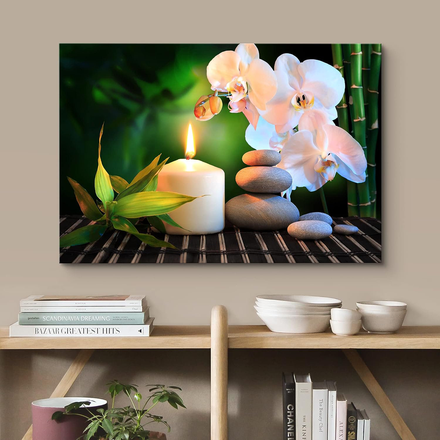https://assets.wfcdn.com/im/87668237/compr-r85/2551/255102972/relaxing-zen-candle-white-orchid-massage-stone-bamboo-forest-nature-yoga-on-canvas-print.jpg
