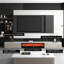 Meuble télé avec foyer électrique Modern Modern-415731329