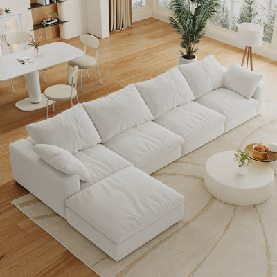 Wauseon 160"W Modular Down Filled RAF LAF Sectional
