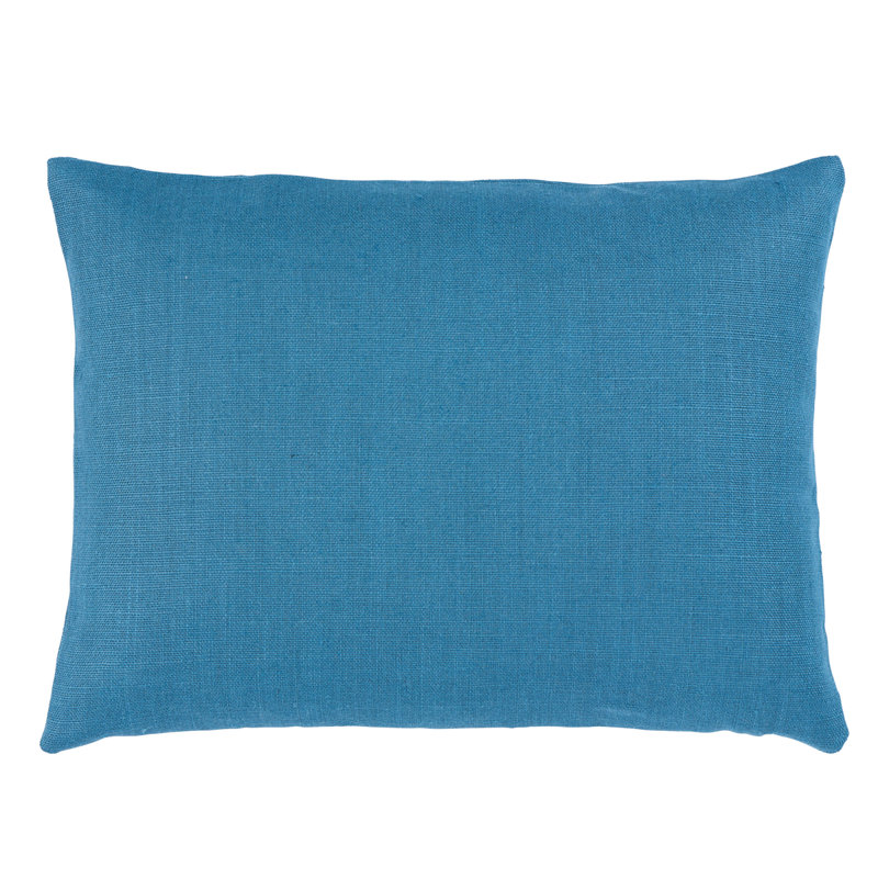 Leo Glazed Linen Pillow, 12"H x 16"W, Rectangular