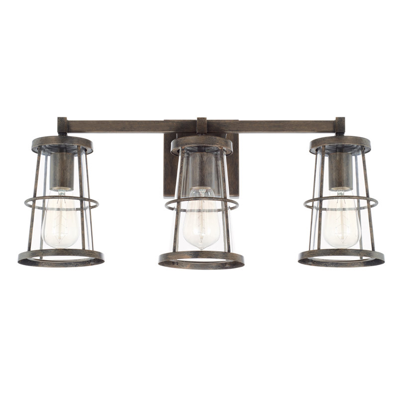 Lake Park 3 - Light Dimmable Vanity Light, Nordic Gray