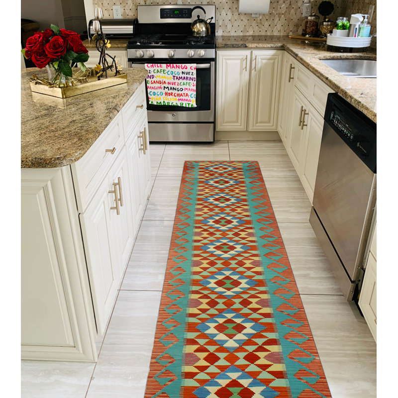 Bobbee Wool Geometric Indoor Rug