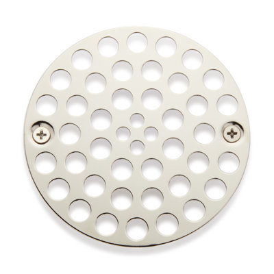 FundamentALL 4" Round Screw-In Shower Drain Cover