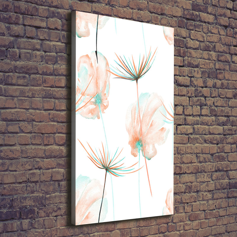 Field Flowers - Wrapped Canvas Print