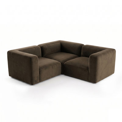 Canapé modulaire en L avec sièges profonds et 3 places Modular Performance