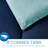 Nestl All Season Solid Lightweight Down Alternative Reversible Comforter-985451503-985451510