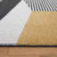 Tapis jaune / noir / gris / crème à motif abstrait Passion-467614135