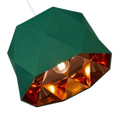 Cotton Fabric Geometric Shade with Inner Brushed Effect Lining