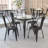 Angeleca Commercial Square Metal Indoor-Outdoor Table-1717710897-1683596483