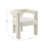 Aruna Solid Boucle Dining Arm Chair-422154689