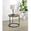 Table de bout d'appoint ronde Lainey Mango-865112998
