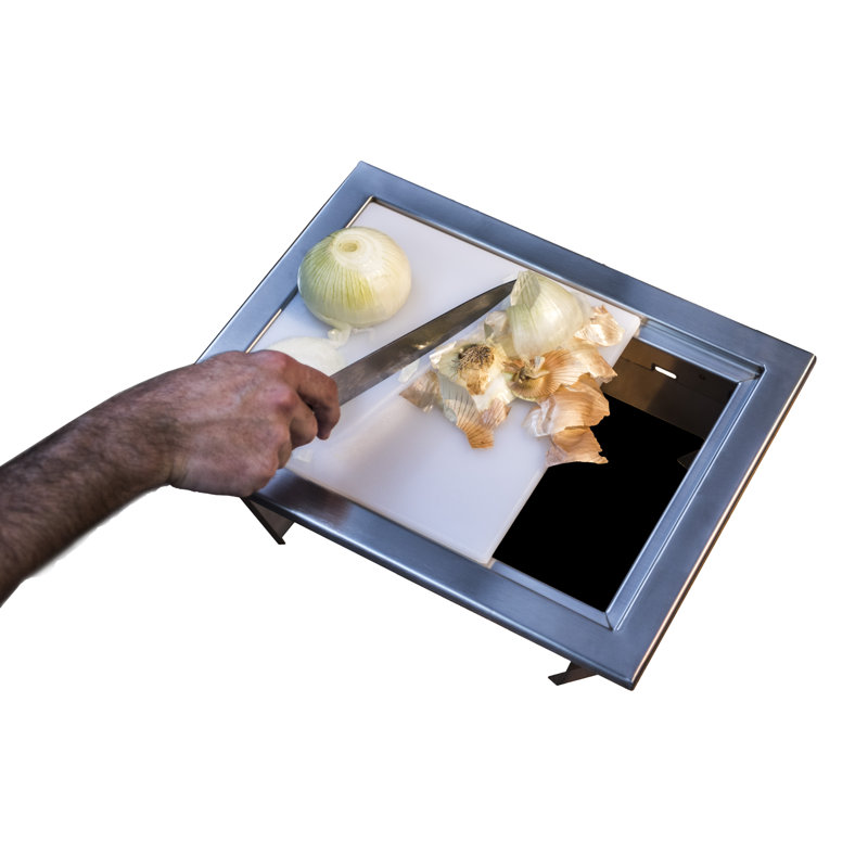 Goulotte de rangement d'extérieur en acier inoxydable SABRE®