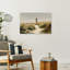 Phare dans les dunes, impression d'art mural côtier paisible et paisible-913655149