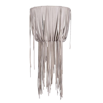 Leather Fringe Wall Sconce