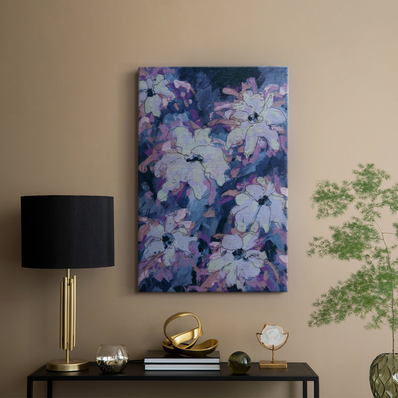 Hidden Blooms II -Custom Wrapped Gallery Cavas