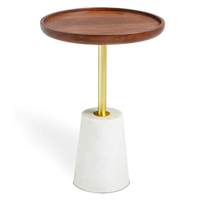 Table de bout en bois massif Rosalva