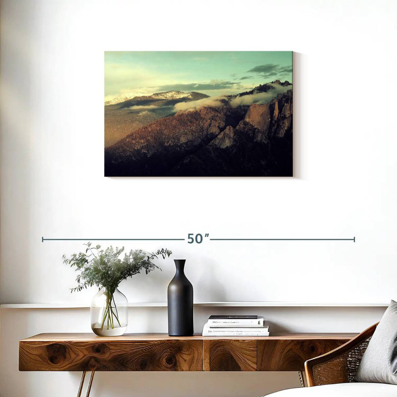 Vue panoramique du sommet d'Alvord, H 20 po x l 30 po
