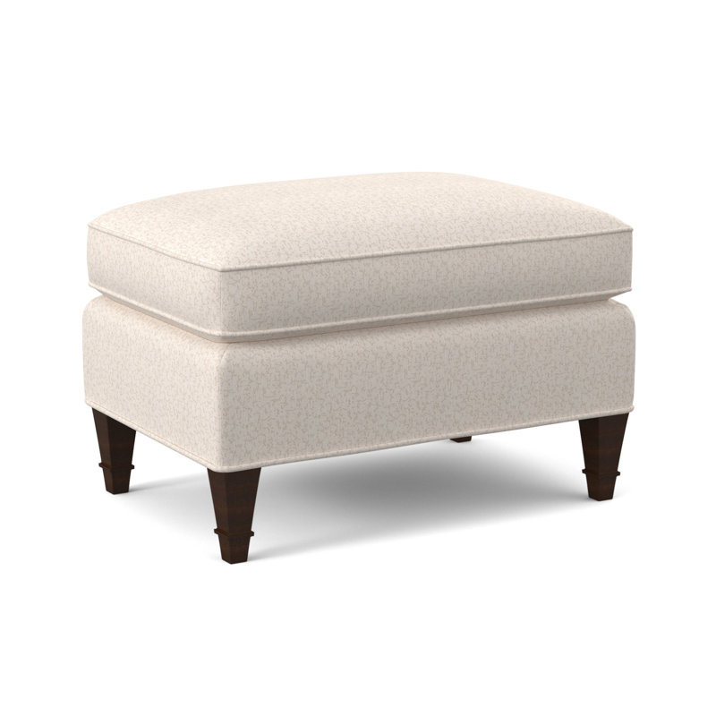 Everton Ottoman, Margaret Lagoon, American Walnut