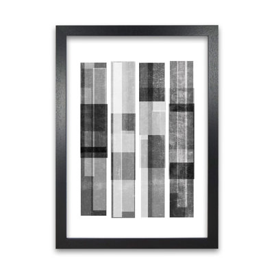 Black And White Abstract Negatives - Print