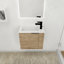 Meuble-lavabo flottant avec évier-156694203