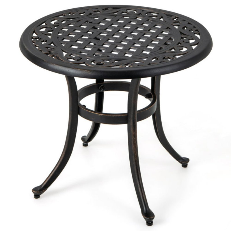 Round Outdoor Side Table , 24 " W 24 " D