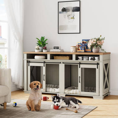 TV Stand Dog Crate  Custom Dog Kennel TV Stand