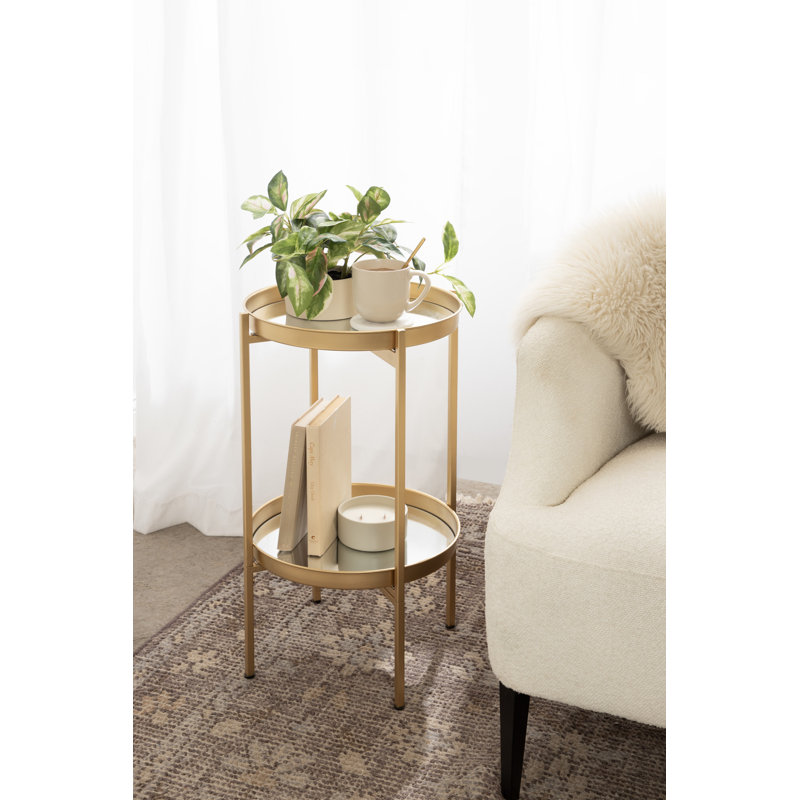 Table de bout Deliah, Or