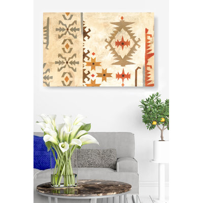 Conception du sud-ouest, désert, ouest, brun, beige, orange, crème, rouge, diamants, formes