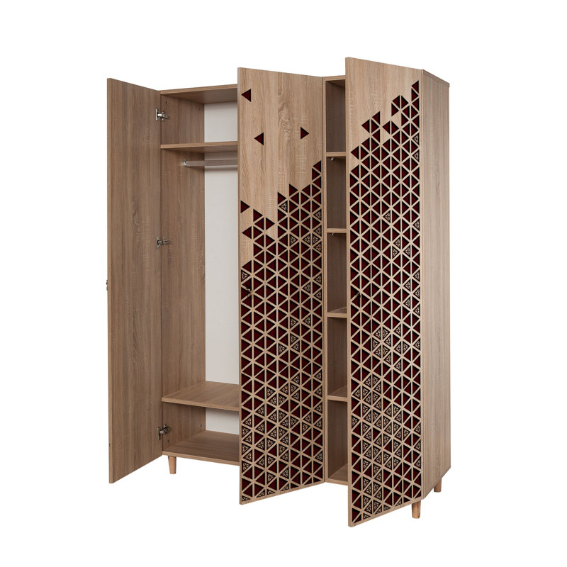 Armoire Zelma, Bourgogne / chêne