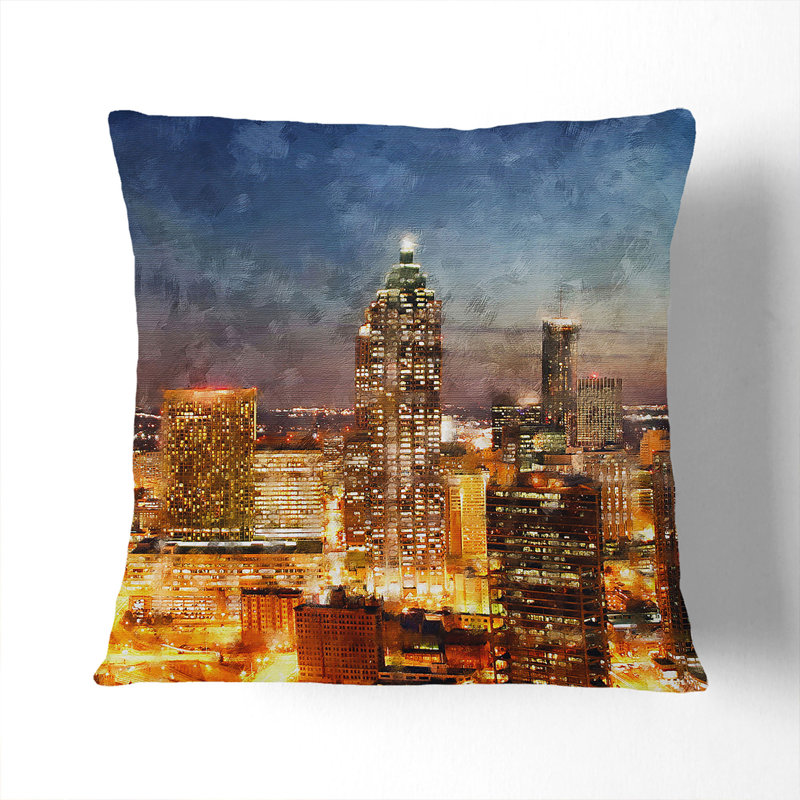 Square Cushion, 55cm H x 55cm W x 20cm D, Black