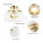 Gwinnett Glass Semi Flush Mount