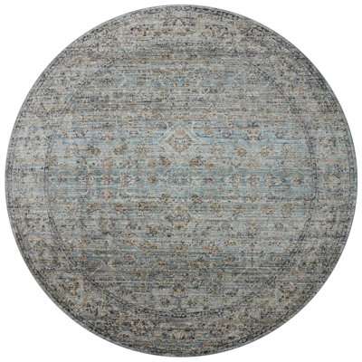 Jean Stoffer x Loloi Katherine Ocean / Gold Area Rug