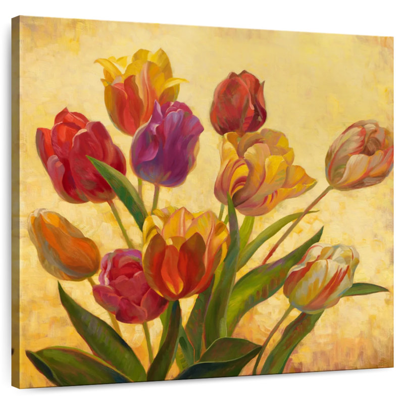 Bouquet de tulipes romantiques Harnek, H 36 po x l 36 po