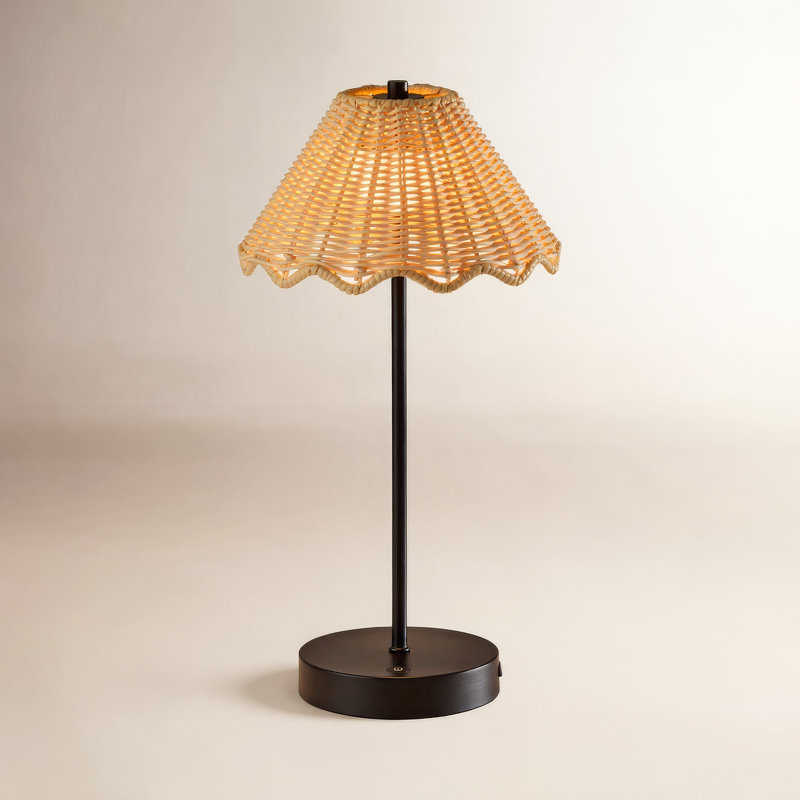 Jody Stevie Cordless Table Lamp, Matte Black