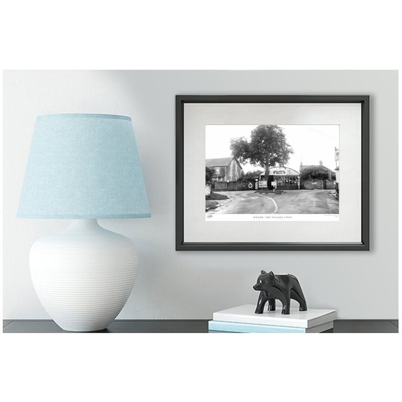Magor, the Village C1960 1 Piece Single Picture Frame Wall Art, 28cm H x 36cm W x 2.3cm D
