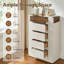 Commode 5 tiroirs, commode moderne sans poignée-130377281